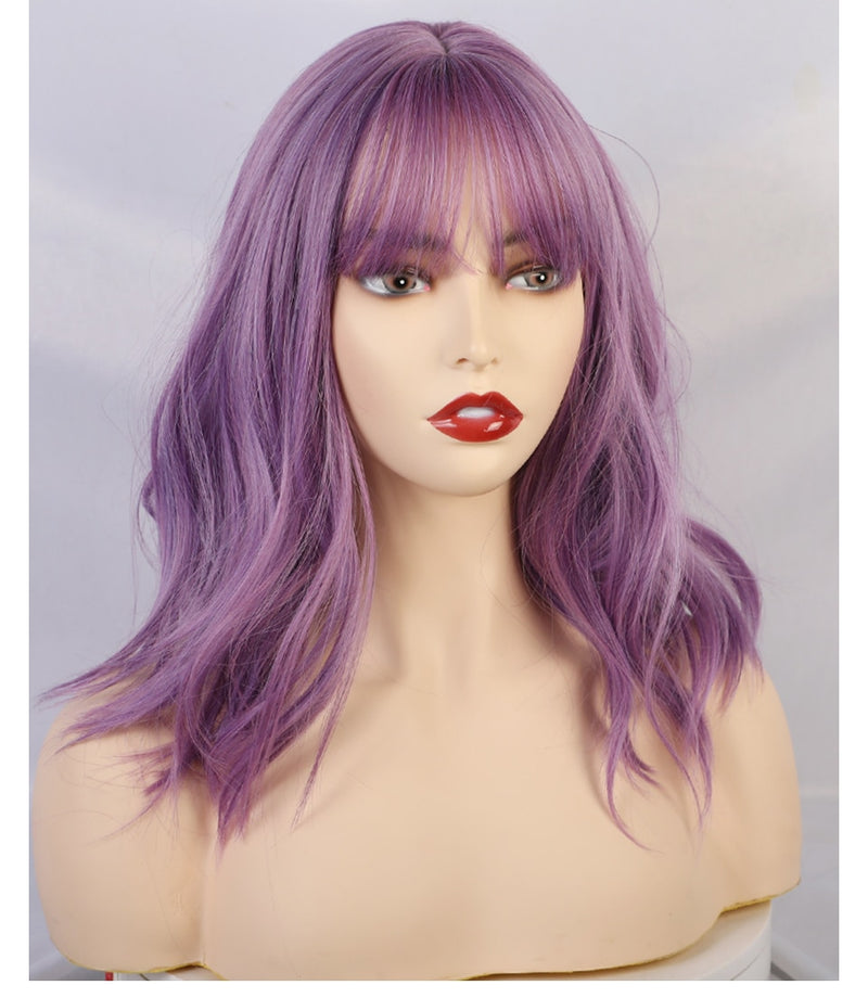 Synthetic 12 Inch Short Wavy Wigs