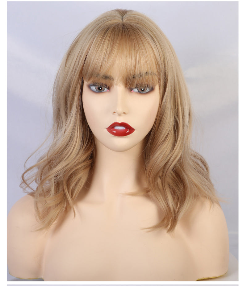 Synthetic 12 Inch Short Wavy Wigs