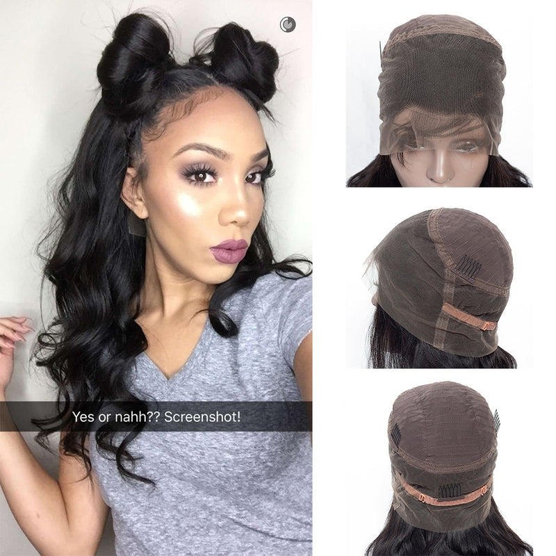 Peruvian Glueless Body Wave Human Hair Wig