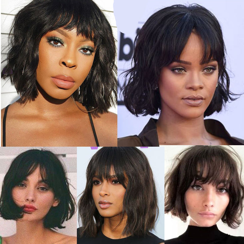 Short Bob Natural Weave Wig