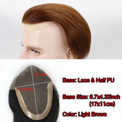 Men's Toupee Hairpieces Swiss Lace Net